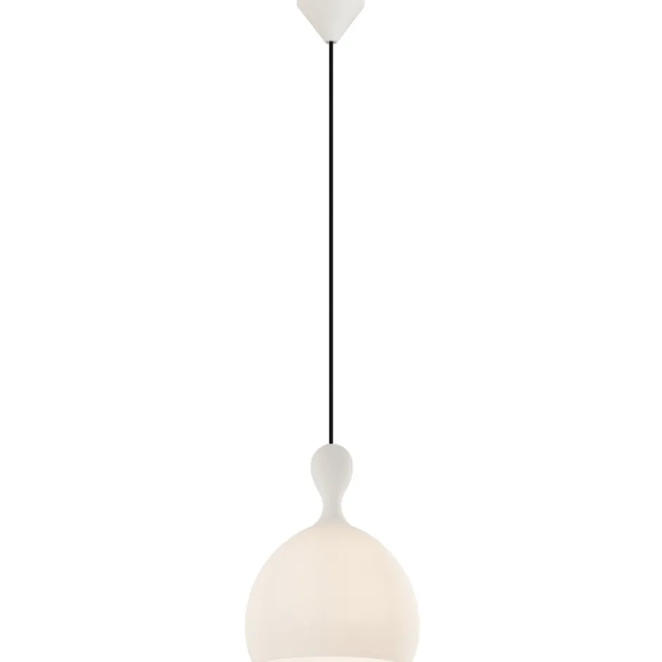 Halo Design Dueodde pendel, opal/glas, Ø24 cm