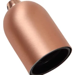 Halo Design E27 fatning, børstet kobber