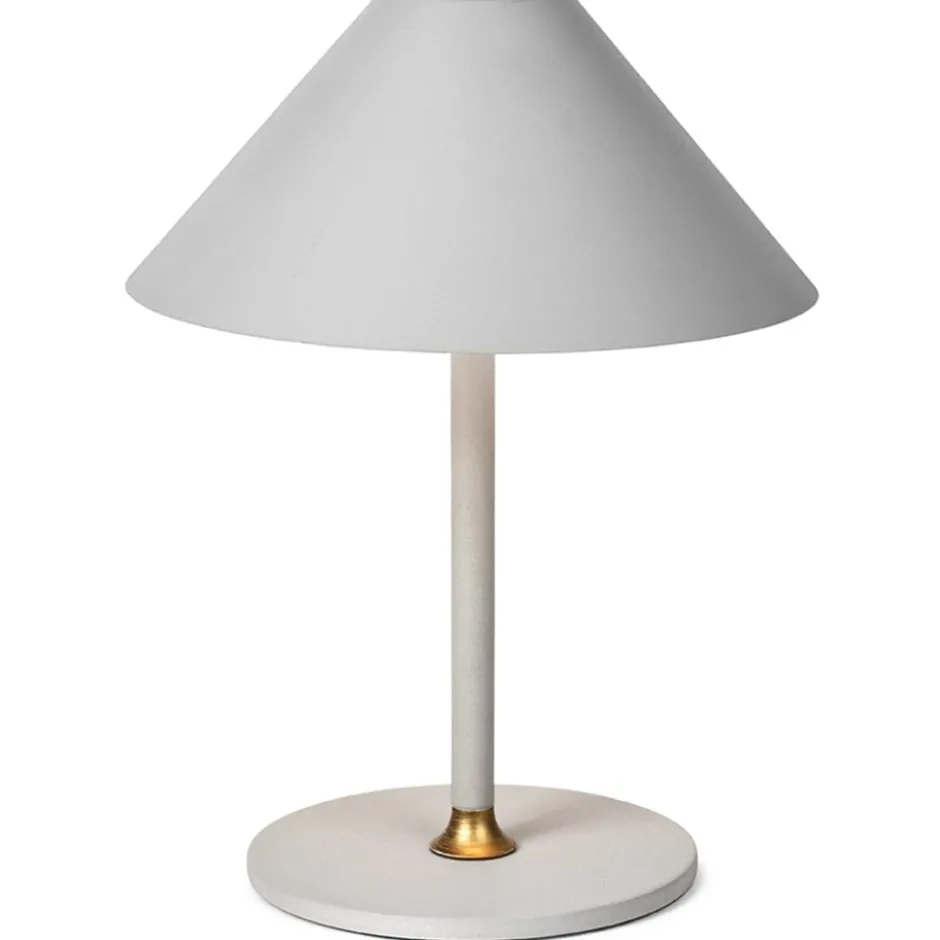 Halo Design Hygge genopladelig bordlampe, H20 cm, lysegrå