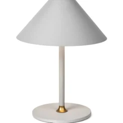 Halo Design Hygge genopladelig bordlampe, H25 cm, lysegrå