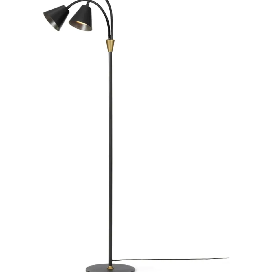 Halo Design Hygge gulvlampe, 2 spots, sort
