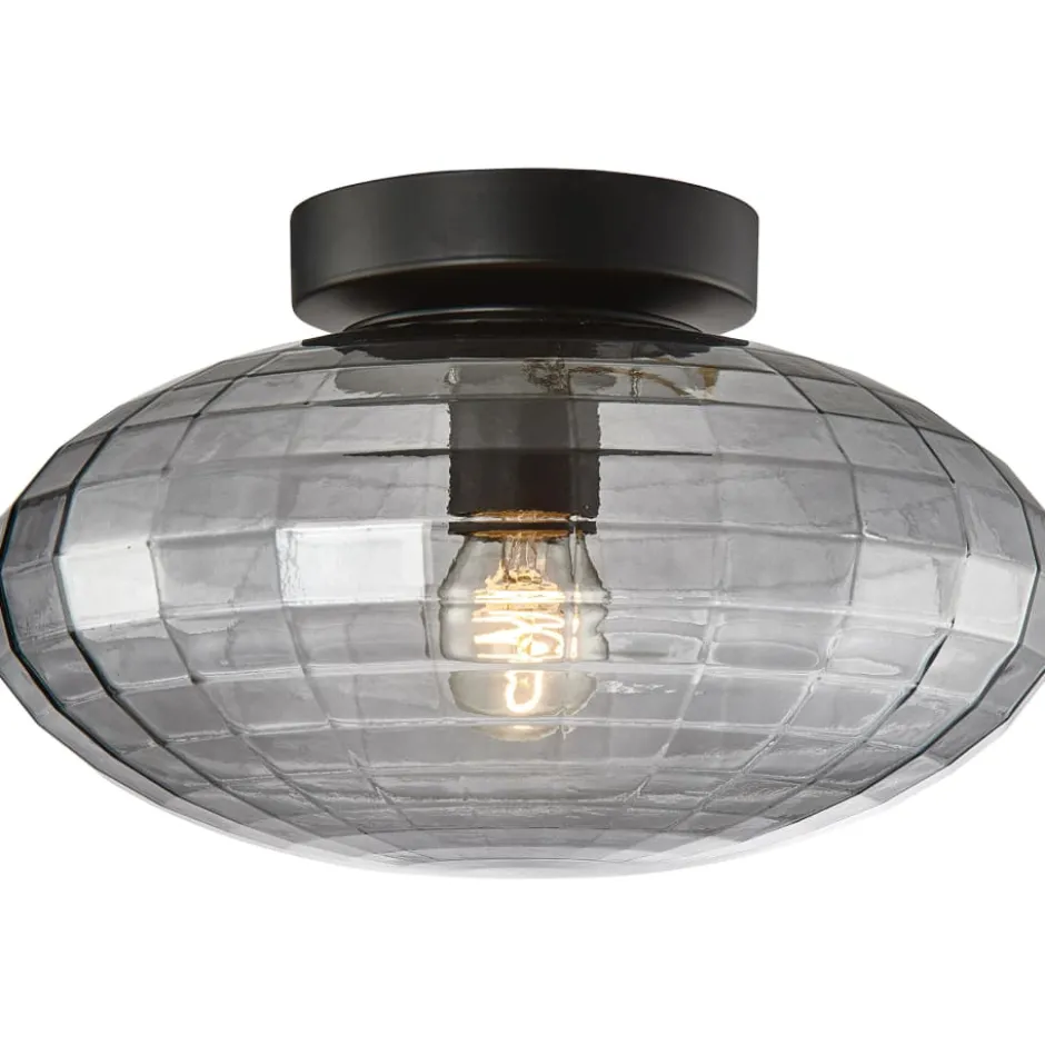 Halo Design Mesh loftlampe, røgfarvet, Ø28 cm