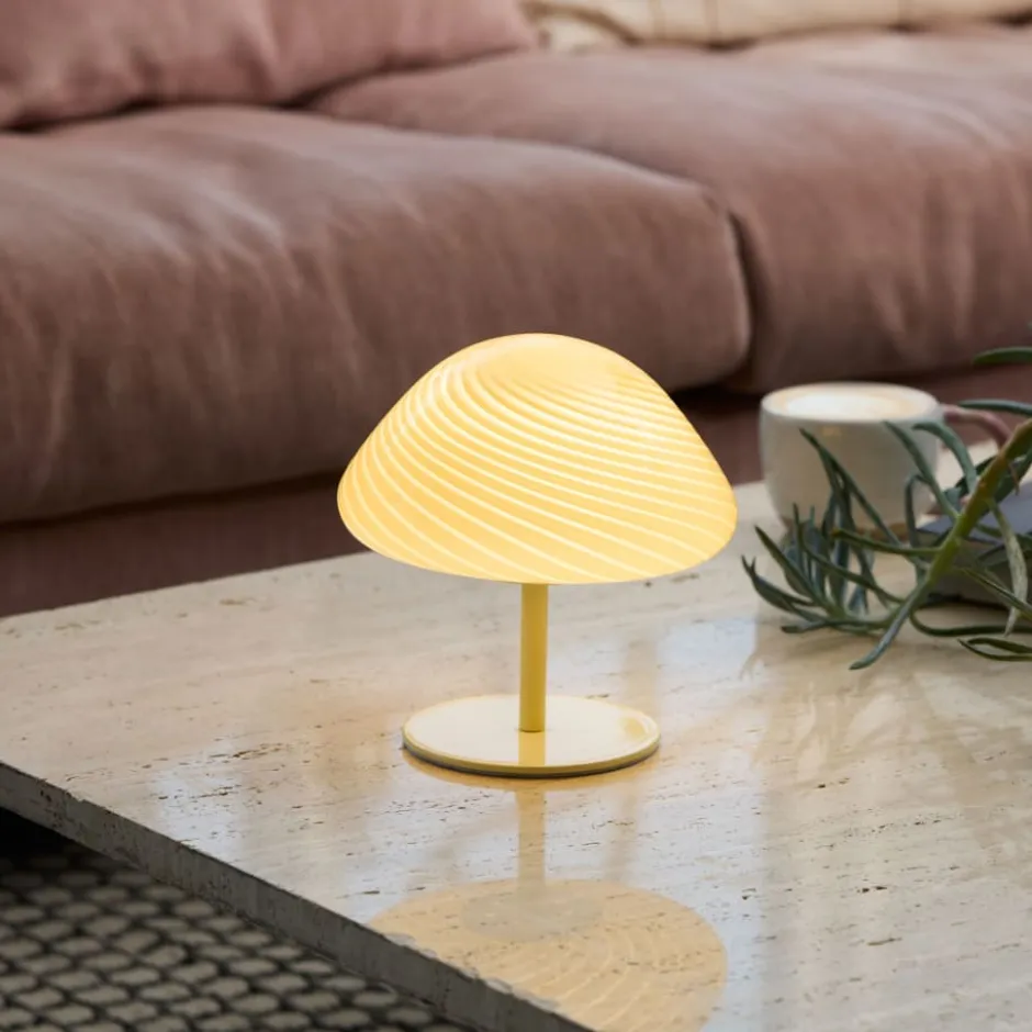 Halo Design Mini Mush bordlampe, beige