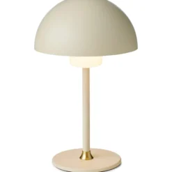 Halo Design Moon genopladelig bordlampe, beige