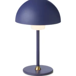Halo Design Moon genopladelig bordlampe, blå