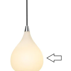 Halo Design reserveglas til Drops pendel, Ø38 cm