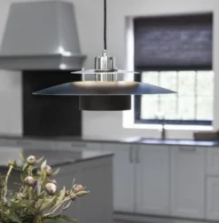 Halo Design Sørup pendel, krom/sort
