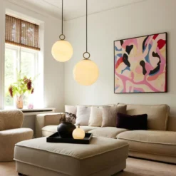 Halo Design Stockholm genopladelig bordlampe, brun