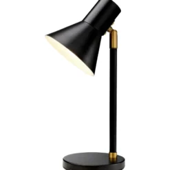 Halo Design Style bordlampe, sort