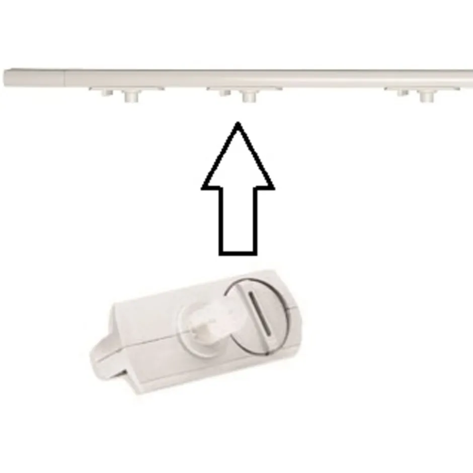 Halo Design Track 1F pendeladapter, hvid