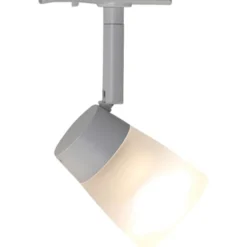 Halo Design Track Glass 1F skinnespot, hvid