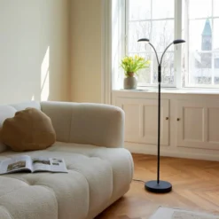 Halo Design Vegas Duo gulvlampe, sort