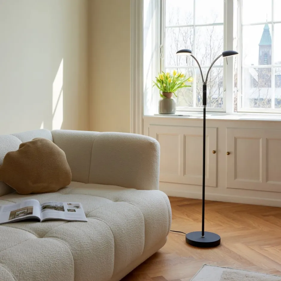 Halo Design Vegas Duo gulvlampe, sort