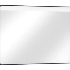 Hansgrohe Xarita Lite Q spejl med lys, 100x70 cm, sort