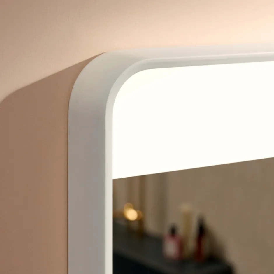 Hansgrohe Xarita Lite Q spejl med lys, sensor, 100x70 cm, hvid