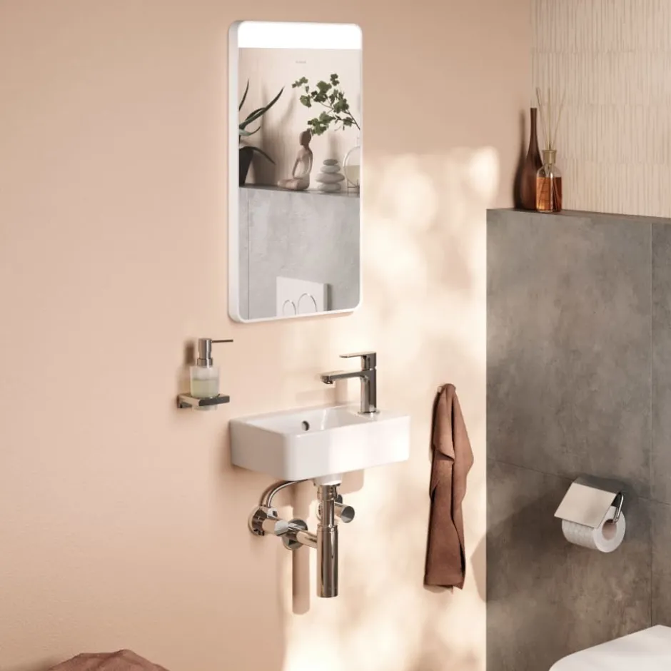 Hansgrohe Xarita Lite Q spejl med lys, sensor, 36x70 cm, hvid