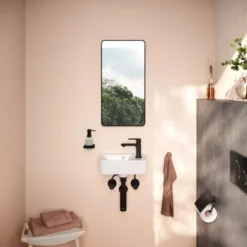 Hansgrohe Xarita Lite Q spejl med lys, sensor, 36x70 cm, sort