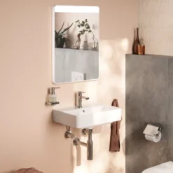 Hansgrohe Xarita Lite Q spejl med lys, sensor, 50x70 cm, hvid