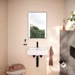 Hansgrohe Xarita Lite Q spejl med lys, sensor, 50x70 cm, sort