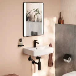 Hansgrohe Xarita Lite Q spejl med lys, sensor, 50x70 cm, sort