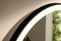Hansgrohe Xarita Lite S spejl med lys, sensor, Ø70 cm, sort