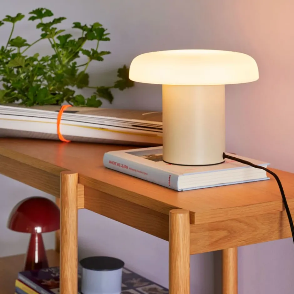 Hübsch Ateliers bordlampe, beige