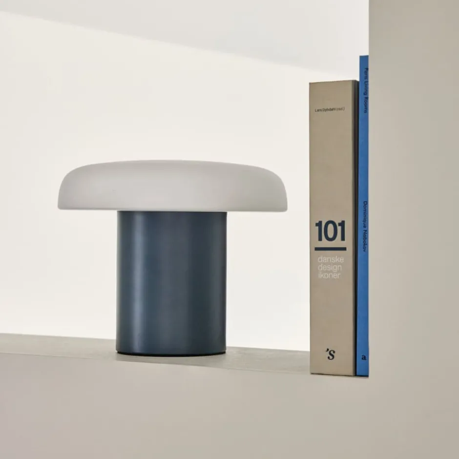 Hübsch Ateliers bordlampe, mørkeblå