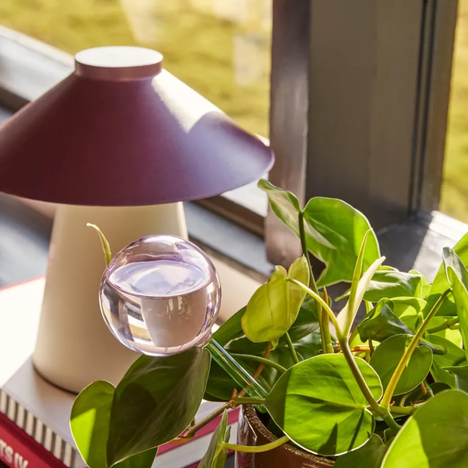 Hübsch Chipper bordlampe, beige/rød