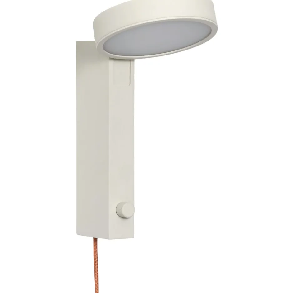 Hübsch Crea væglampe, beige