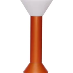 Hübsch Flash genopladelig bordlampe, orange