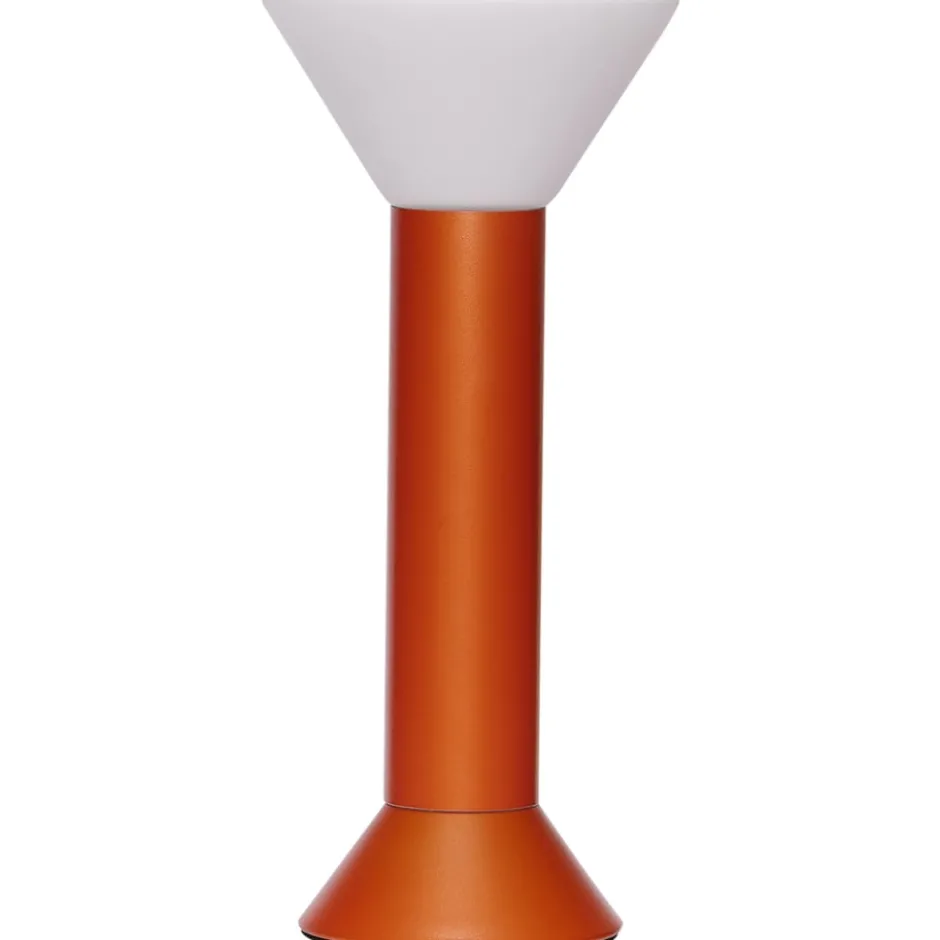 Hübsch Flash genopladelig bordlampe, orange