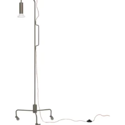 Hübsch Ido gulvlampe, brun