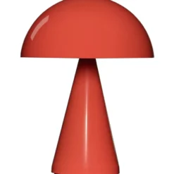 Hübsch Mush genopladelig bordlampe, rød