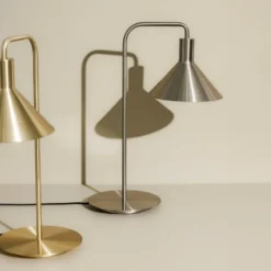 Hübsch Solo bordlampe, nikkel
