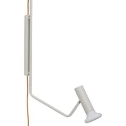 Hübsch Wally væglampe, beige