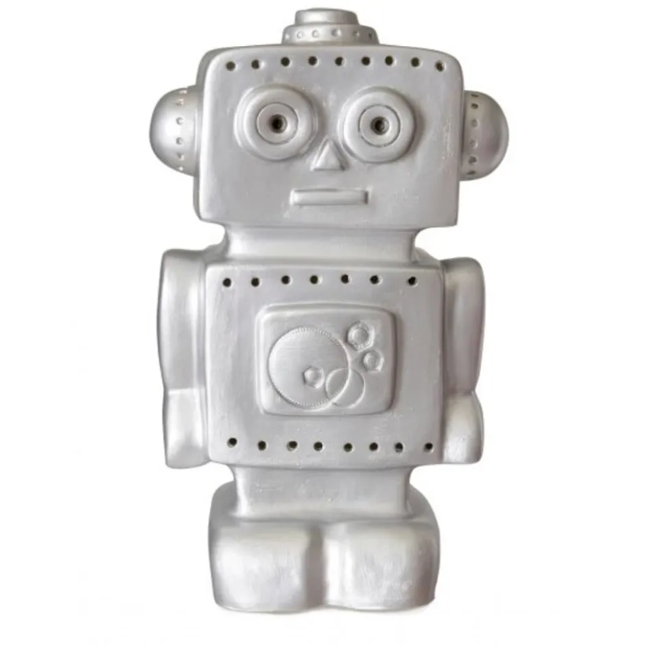 Heico Robot børnelampe, sølv