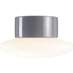 Ifö Cairo loftlampe, Ø20 cm, grå/opal