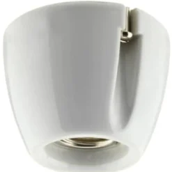 Ifö Electric Basic lampefatning, lige, hvid