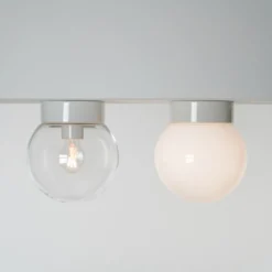 Ifö Electric Classic Globe loftlampe, Ø15 cm, hvid/klar