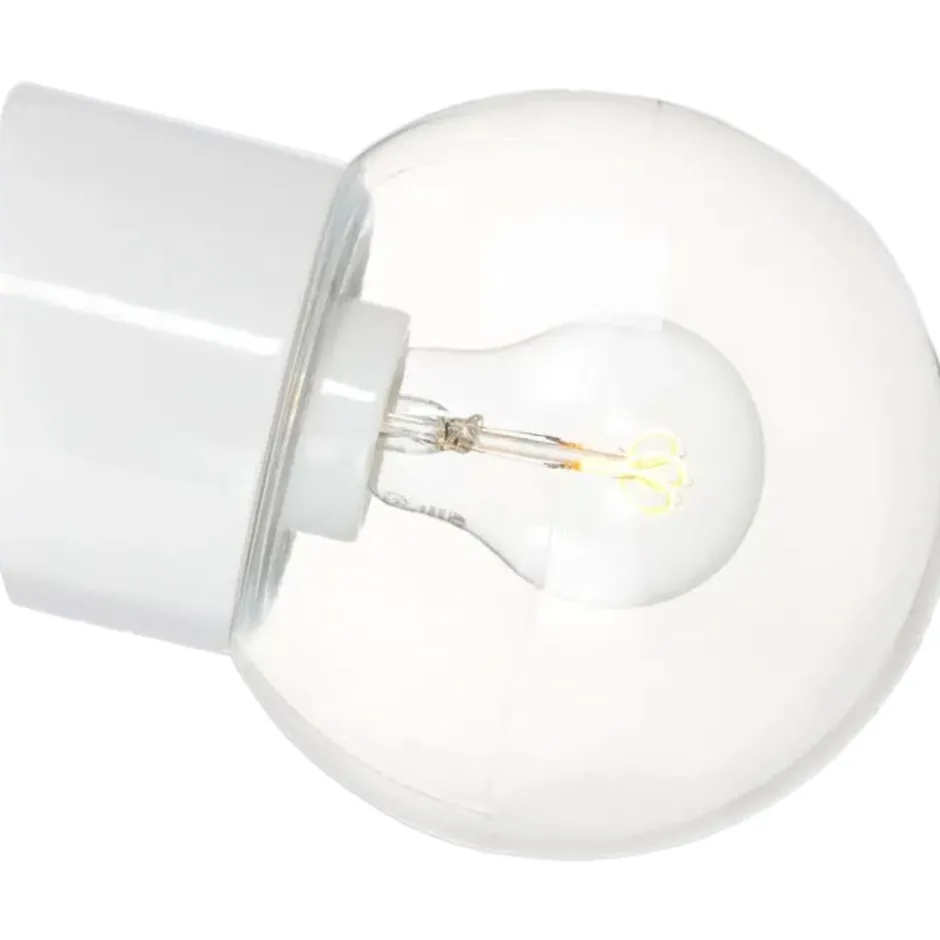 Ifö Electric Classic Globe væglampe, Ø15 cm, hvid