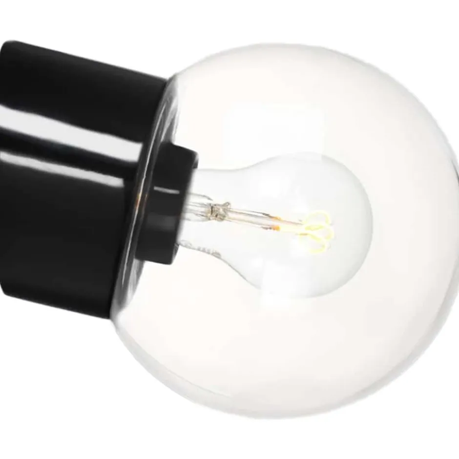 Ifö Electric Classic Globe væglampe, Ø15 cm, sort