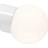 Ifö Electric Classic Glob væglampe, Ø15 cm, hvid