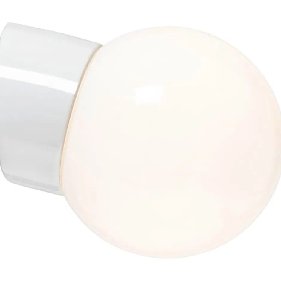 Ifö Electric Classic Glob væglampe, Ø15 cm, hvid