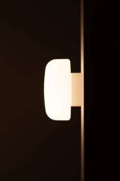 Ifö Electric Solenne loft-/væglampe, hvid, Ø25 cm