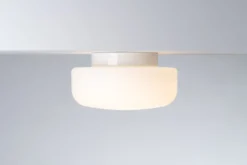 Ifö Electric Solenne loft-/væglampe, hvid, Ø36 cm