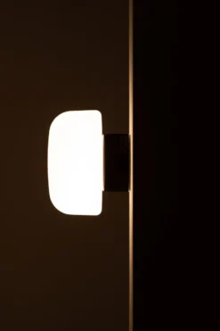 Ifö Electric Solenne loft-/væglampe, sort, Ø21 cm