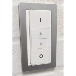 Indsats til Philips Hue dimmer med LK Pure design ramme, hvid