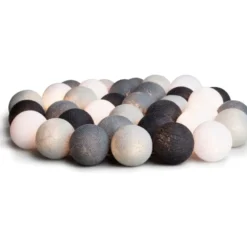 Iris Lights Graphic Grey lyskæde, 35 kugler