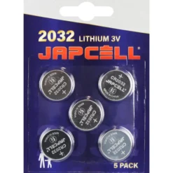 Japcell CR2032 batterier, 5 stk.