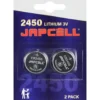Japcell CR2450 batterier, 2 stk.